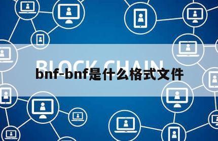 bnf-bnf是什么格式文件