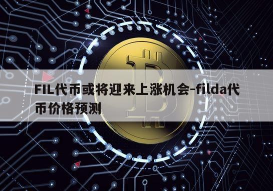 FIL代币或将迎来上涨机会-filda代币价格预测