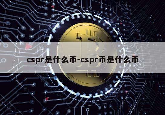 cspr是什么币-cspr币是什么币