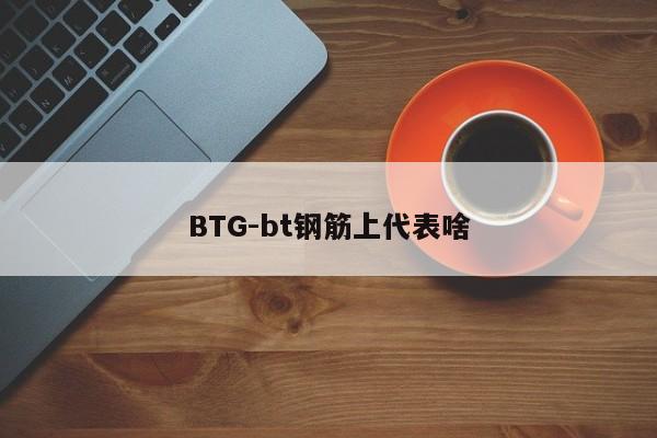 BTG-bt钢筋上代表啥