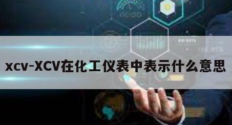 xcv-XCV在化工仪表中表示什么意思