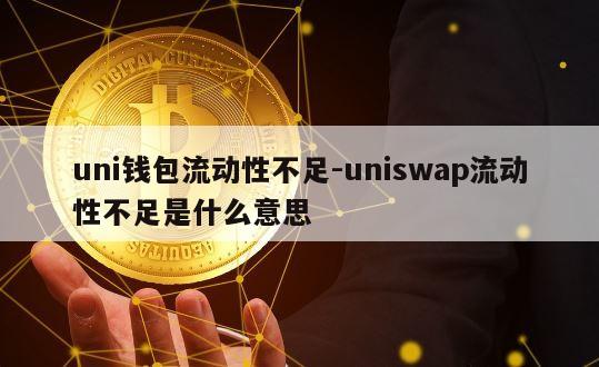 uni钱包流动性不足-uniswap流动性不足是什么意思