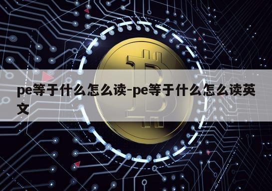 pe等于什么怎么读-pe等于什么怎么读英文