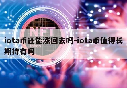 iota币还能涨回去吗-iota币值得长期持有吗